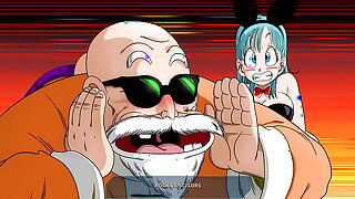 Kame Paradise 2 Episode 2 - Big Busty Bulma gets fuck by a big dick